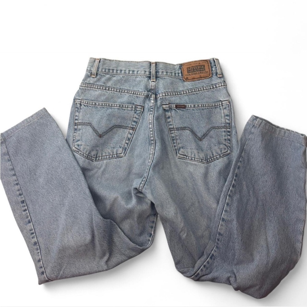 High quality Spanish vintage denim light wash high rise - Picture 5 of 6